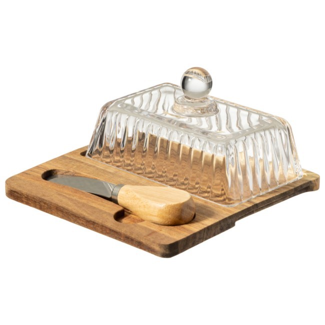 Масленка "nature" с ножом 13,5*8,5*7 см Lefard (691-169)