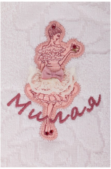 Полотенце 40*70 "милая", 380 г/м2, м/х, х/б 100% розовое SANTALINO (850-118-01)