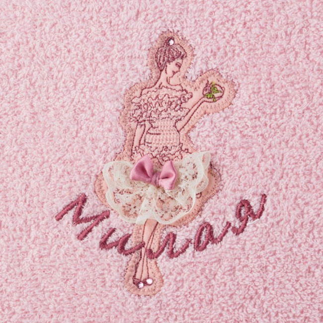 Полотенце 40*70 "милая", 380 г/м2, м/х, х/б 100% розовое SANTALINO (850-118-01)