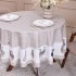 Скатерть "family farm" круглая 190 см , 100% хлопок, клетка , твил, пропитка SANTALINO (850-748-22)