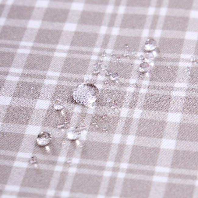 Скатерть "family farm" круглая 190 см , 100% хлопок, клетка , твил, пропитка Lefard (850-748-22)