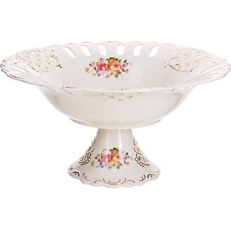 Фруктовница на ножке ФАРФОР LR (28736) Фруктовница на ножке ФАРФОР LR (28736)
