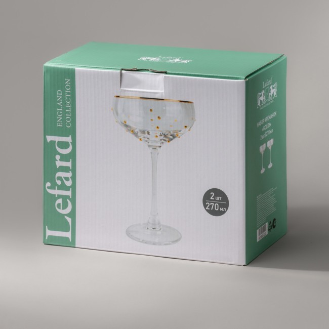 Набор креманок "goldy" из 2 шт. 270 мл Lefard (685-112) Набор креманок "goldy" из 2 шт. 270 мл Lefard (685-112)