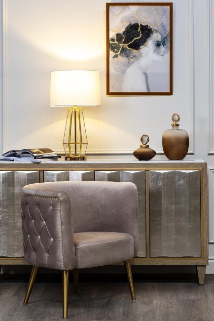 Лампа настольная плафон белый d35*72см (TT-00001531) Лампа настольная плафон белый d35*72см (TT-00001531)