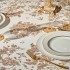 Скатерть круглая " royal garden" 150 см,белый ,100% хлопок ,твил с пропиткой (850-754-24) 