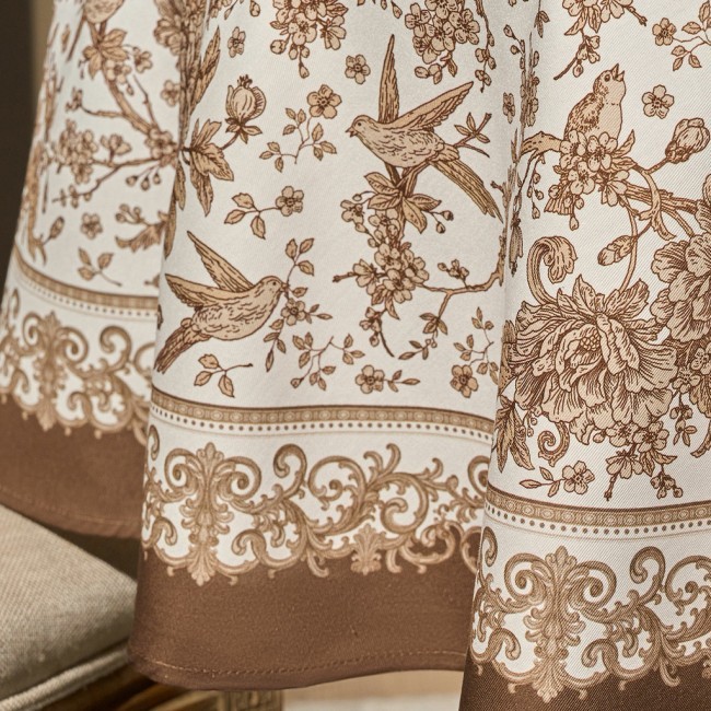 Скатерть круглая " royal garden" 150 см,белый ,100% хлопок ,твил с пропиткой Lefard (850-754-24) Скатерть круглая " royal garden" 150 см,белый ,100% хлопок ,твил с пропиткой Lefard (850-754-24)