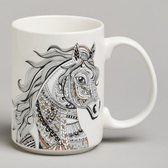 Кружка lefard "лошадь" 500мл 13,8*8,7*11,7см Lefard (97-760)