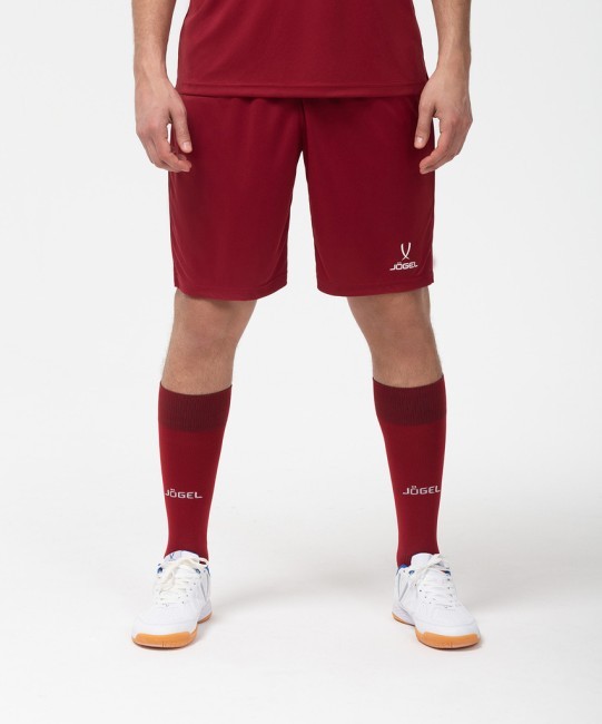 Шорты игровые JOGEL CAMP Classic Shorts, гранатовый/белый (702565) Шорты игровые JOGEL CAMP Classic Shorts, гранатовый/белый (702565)