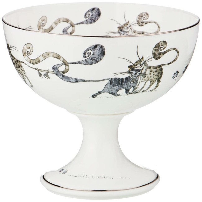 Ваза на ножке lefard "котики"13*11 см Lefard (86-2321)