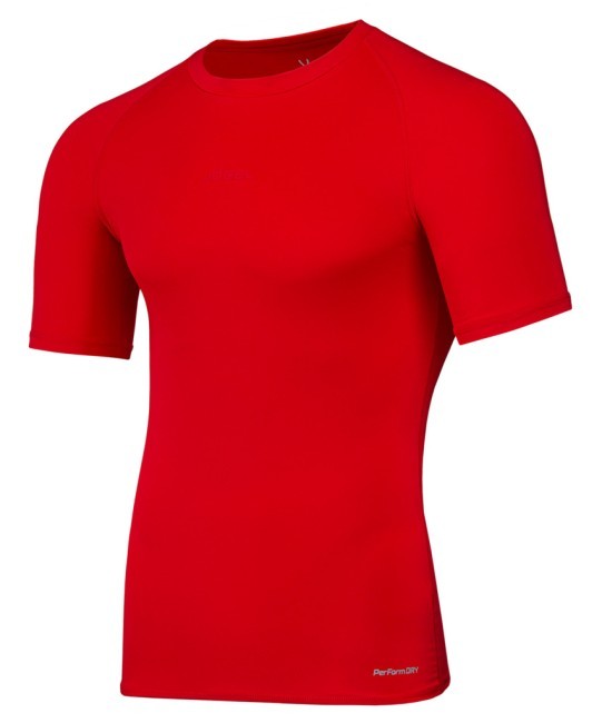 Футболка компрессионная JOGEL PerFormDRY Baselayer Tee SS 2, красный (2110062)