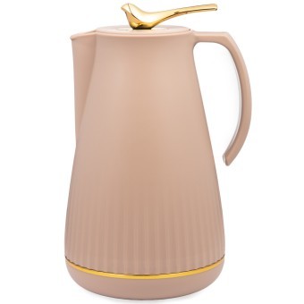 Термос со стеклянной колбой, 950 мл, крышка с клапаном Agness (734-201)